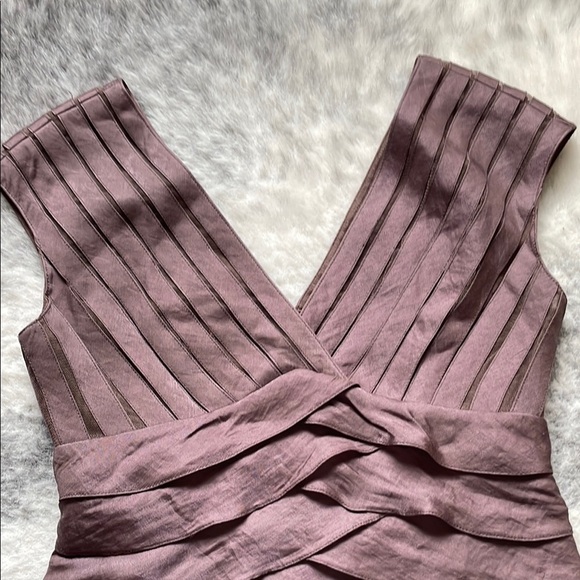 Adrianna Papell Mauve Sleeveless Dress - Picture 3 of 14